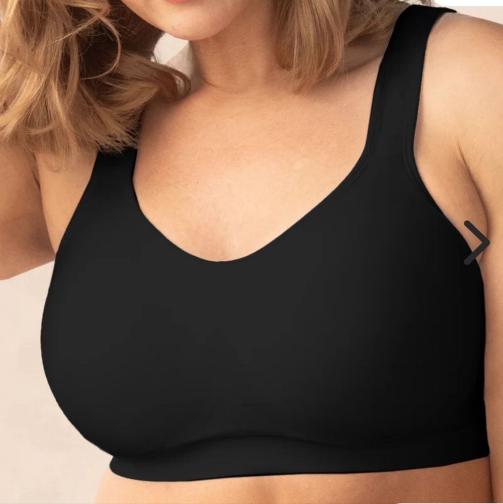 NWT Lot Of 2 Truekind Daily Comfort Wirefree Shaper Bra Black 4XL Lot Of 2